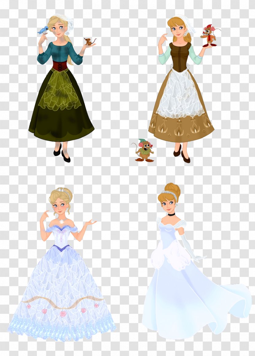 Ariel Cinderella Dress DeviantArt Disney Princess - Flower Transparent PNG