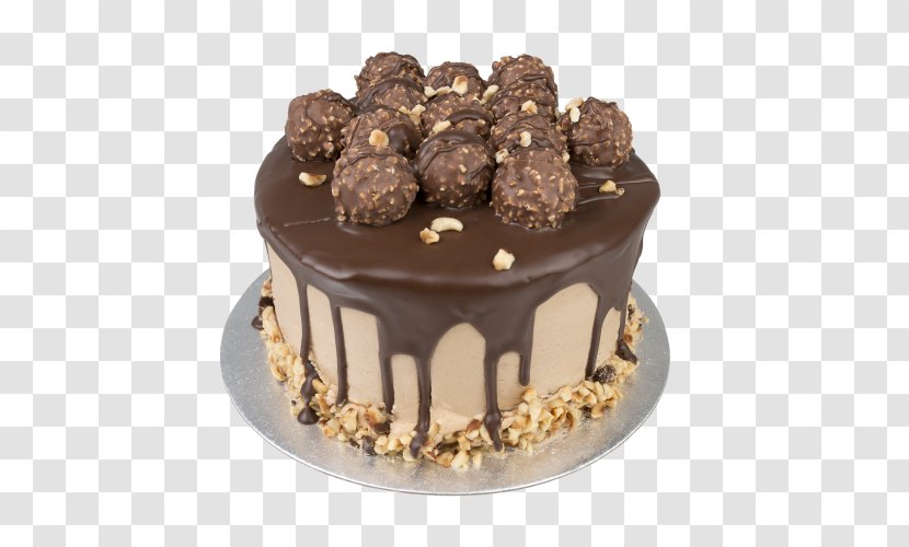 Chocolate Truffle Praline Cake Ganache Petit Four - Desserts Transparent PNG