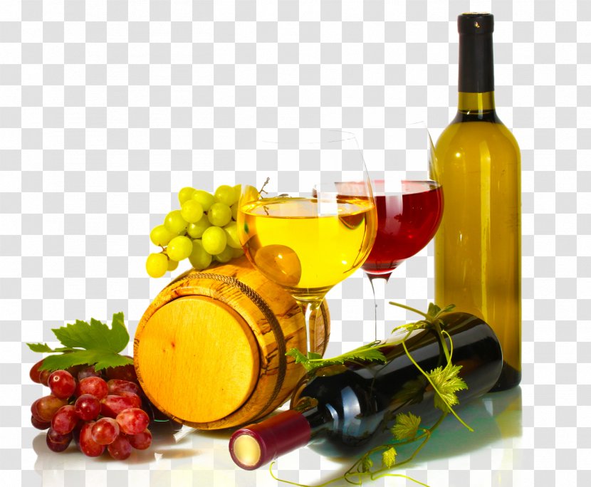 Red Wine White Sparkling Distilled Beverage - Alcohol - Vat Transparent PNG