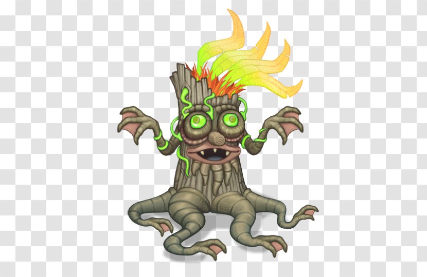 Dragon Drawing - My Singing Monsters - Plant Animation Transparent PNG