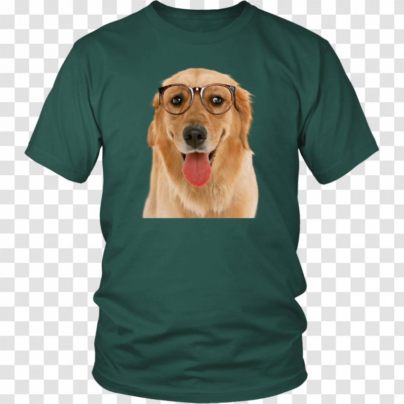 T-shirt Hoodie Clothing Unisex - Glasses - Golden Retriever Transparent PNG