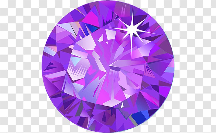 Sapphire Blue Gemstone - Purple Transparent PNG