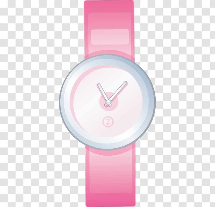 Pink Watch Gratis - Designer Transparent PNG