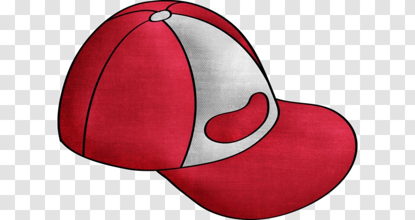 Baseball Cap Hat Cartoon - Red Transparent PNG