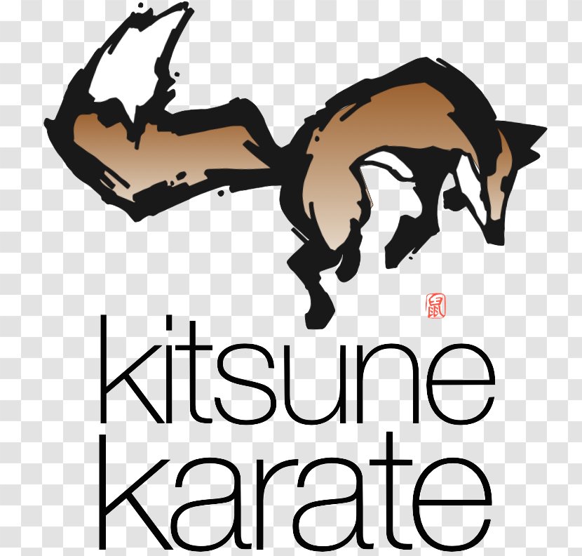 Kitsune Karate Dojo Shotokan Logo - Sticker Transparent PNG