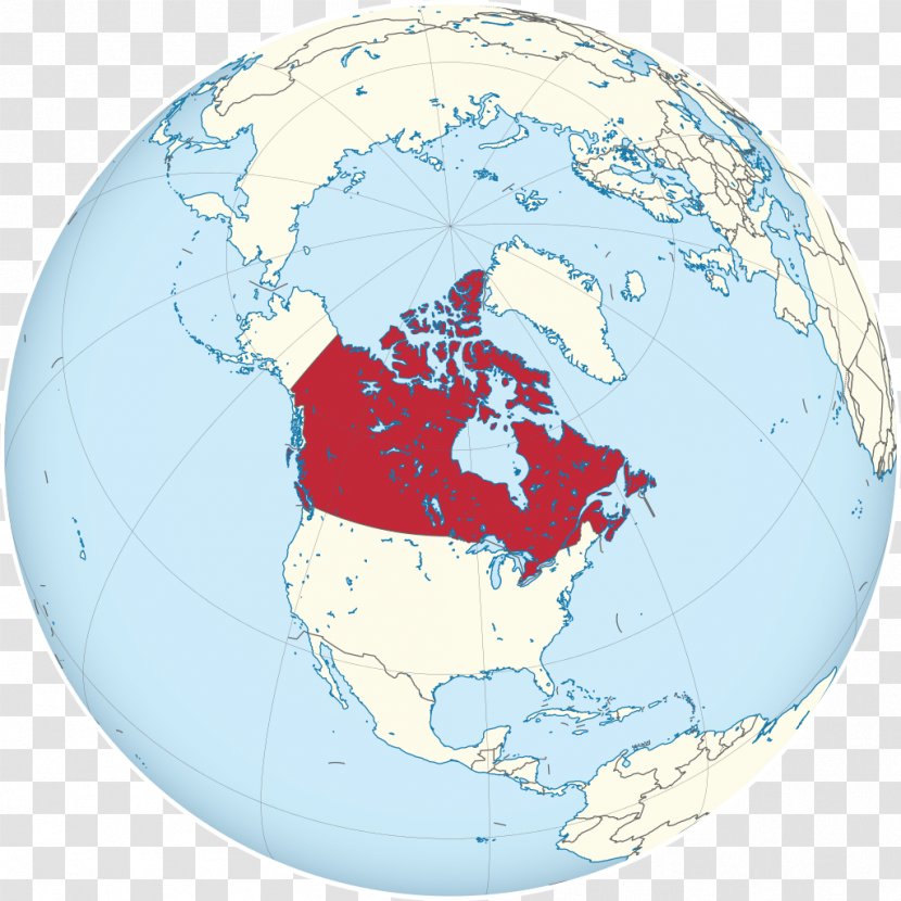 Earth Globe Planet Sphere - Canada Transparent PNG