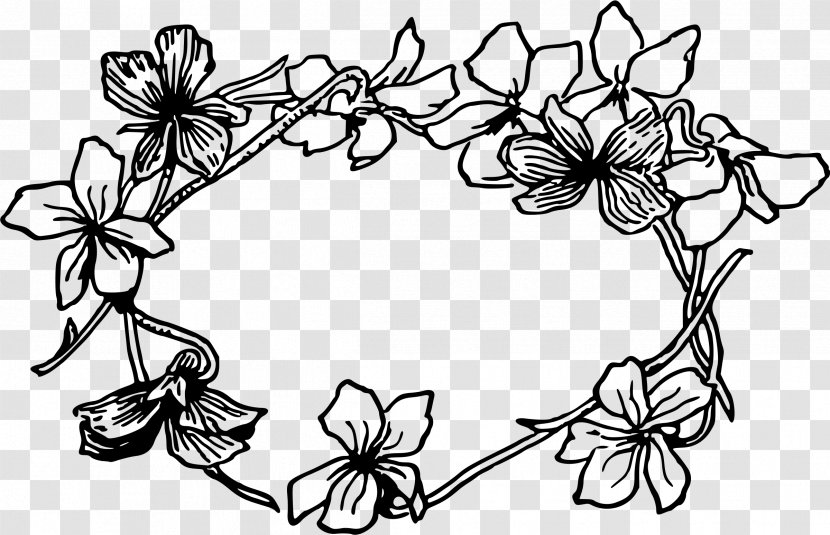 Line Art Clip - Invertebrate - Floral Desgin Transparent PNG