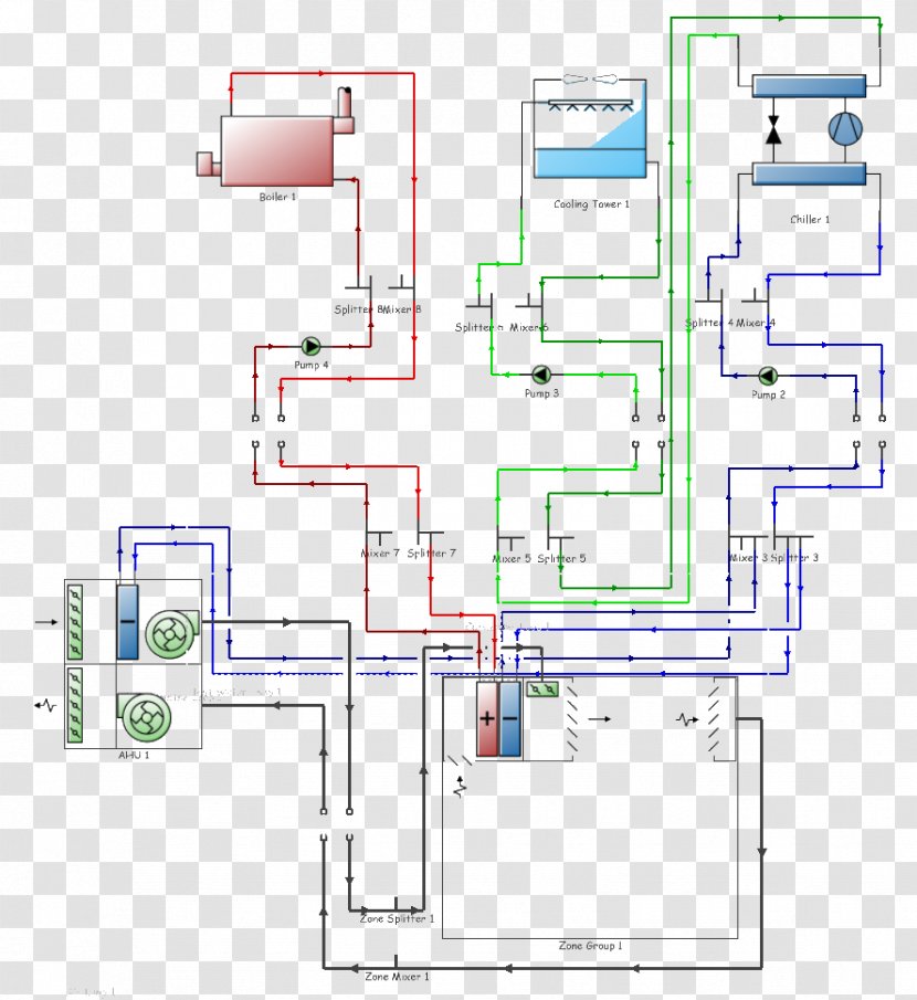 HVAC Control System Air Conditioning Building - Engineering - Design Transparent PNG