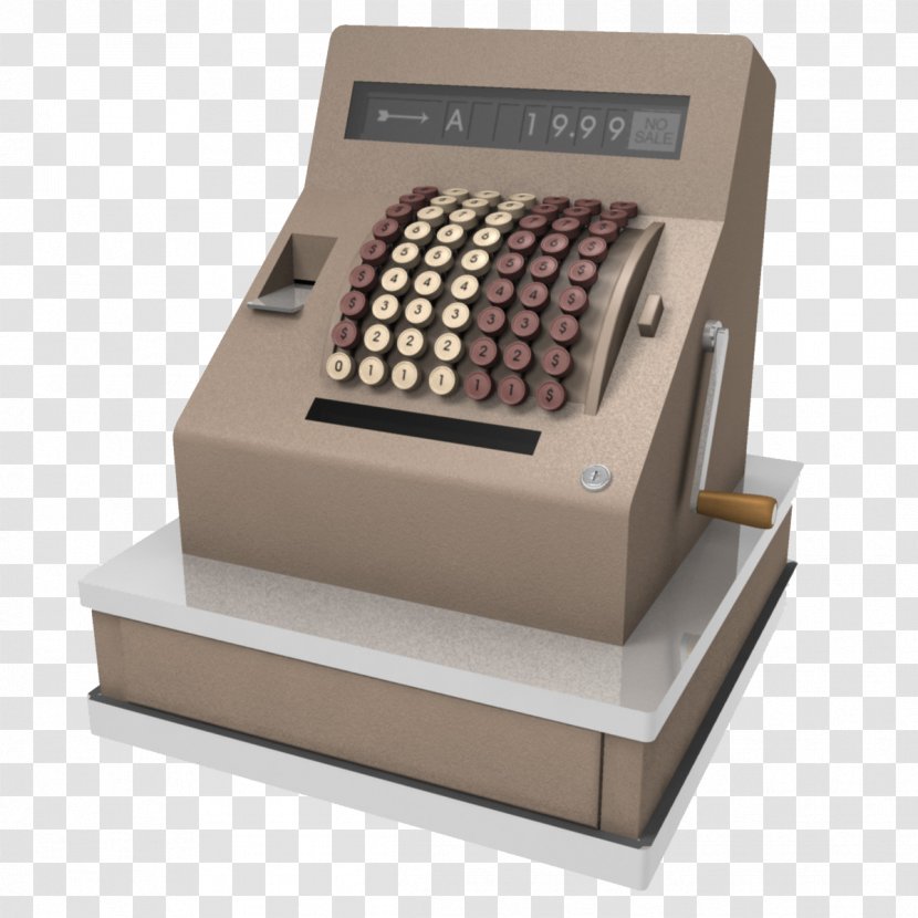 Cash Register NCR Corporation 3D Modeling TurboSquid - Light Brown Manual Print Transparent PNG