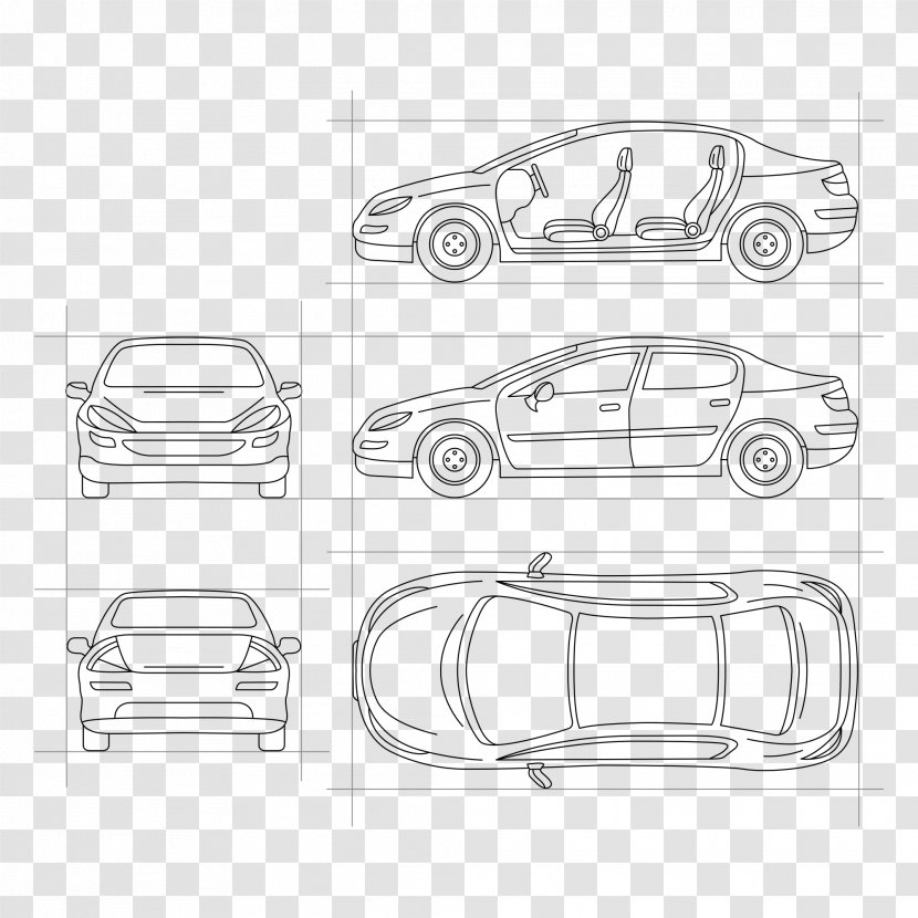 Car Icon - Artwork - Vector Transparent PNG