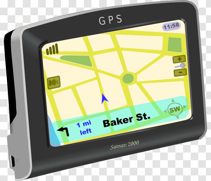 GPS Navigation Systems Car Global Positioning System Automotive Clip Art Transparent PNG