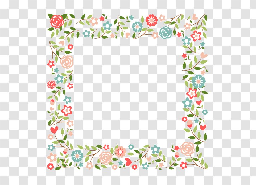 Picture Frames Flower Paper - Wall - Wedding Invitations Floral Design Vector Transparent PNG