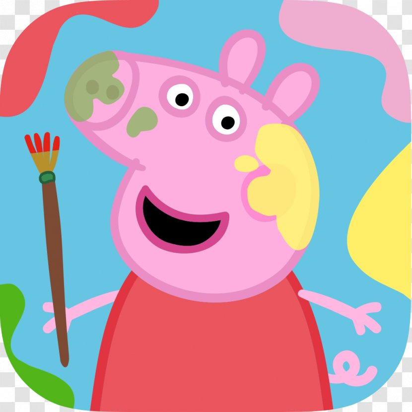 Peppa Pig: Paintbox Holiday Android Drawing Download - Silhouette - PEPPA PIG Transparent PNG
