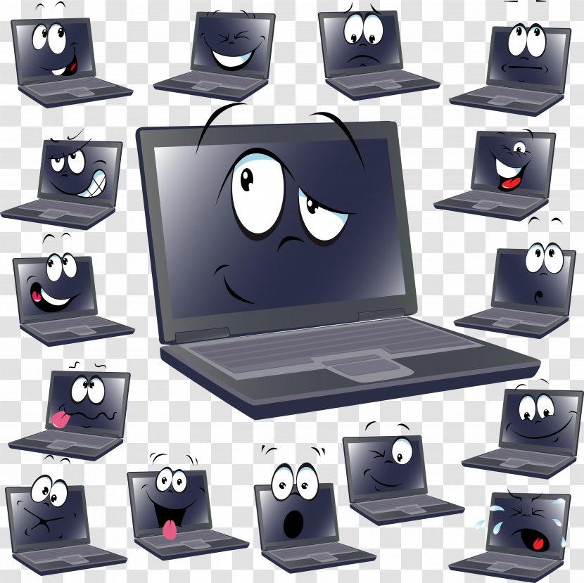 Laptop Clip Art - Cartoon - Objects Transparent PNG