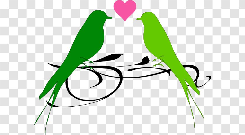 Lovebird Clip Art - Grass - Birds Wedding Cliparts Transparent PNG