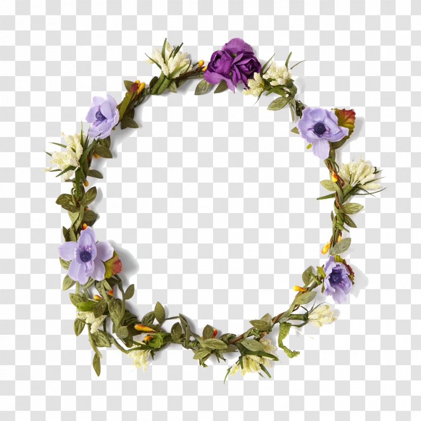 Flower Stock Photography Crown Wreath - Purple Transparent PNG