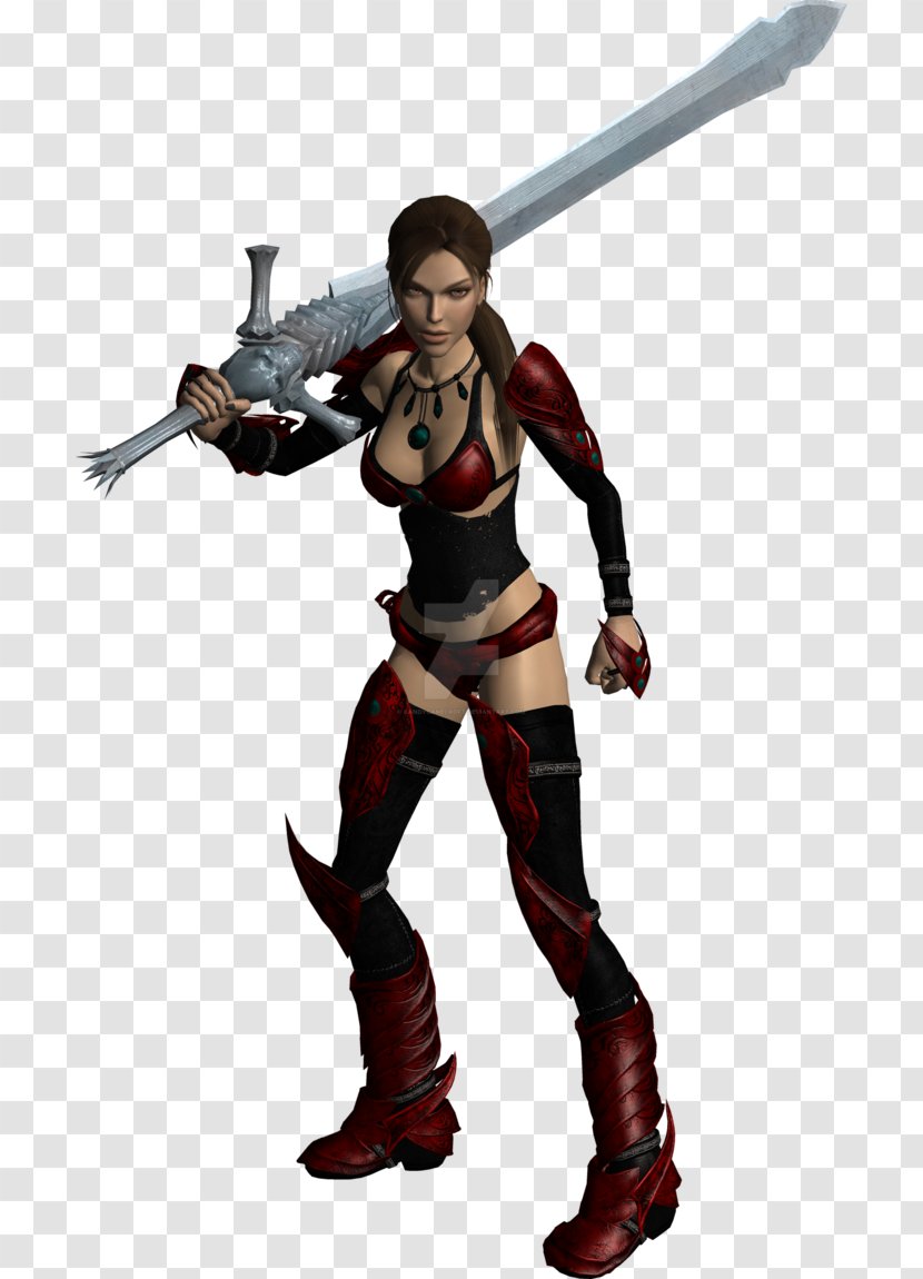 Lara Croft Claire Redfield Weapon Character Spear Transparent PNG