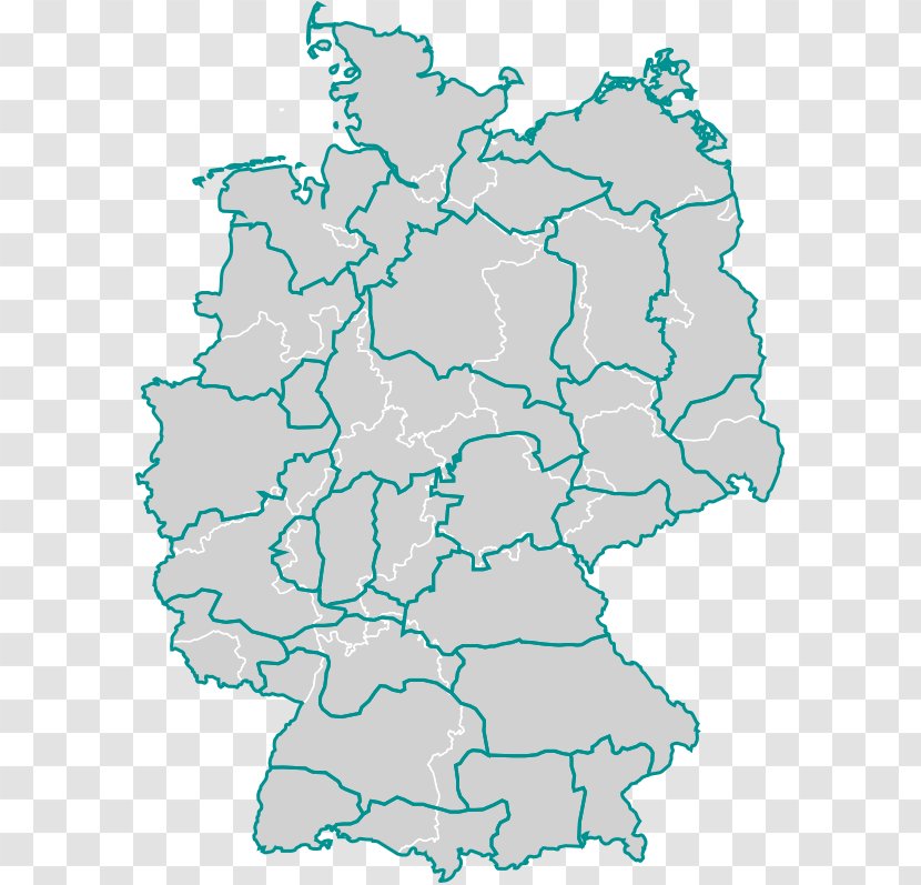 States Of Germany Berlin Flag Bavaria West - Map Transparent PNG