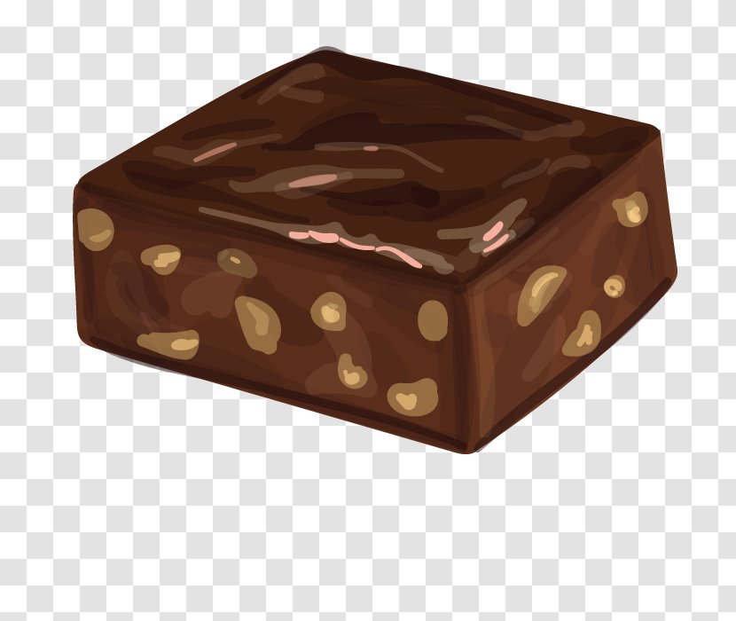 Ice Cream Chocolate Brownie Cake Cupcake - Vector Food Transparent PNG