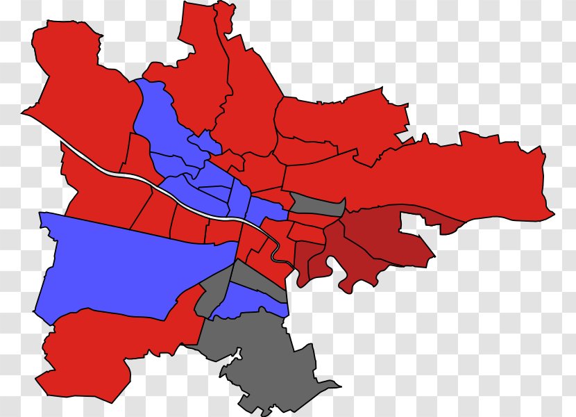 Glasgow City Council Election, 2017 Wards Of Corporation 1933 - Map Transparent PNG