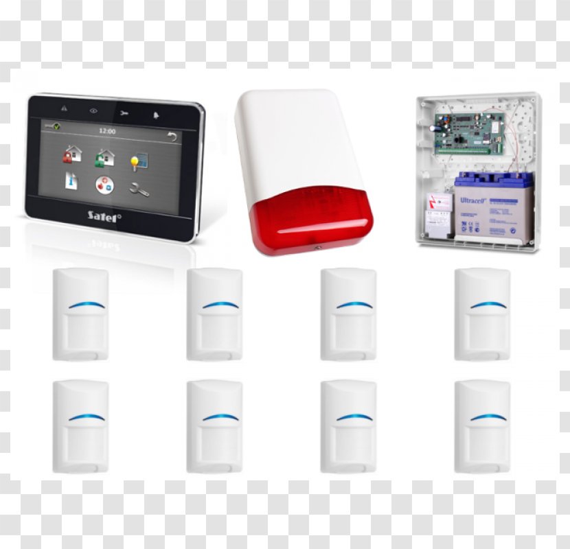 Security Alarms & Systems Passive Infrared Sensor General Packet Radio Service GSM - Home Automation Kits - Electronics Accessory Transparent PNG