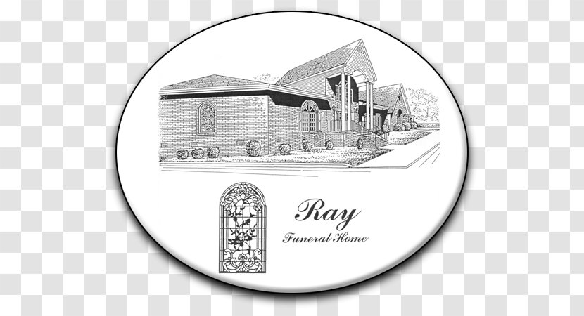 Ray Funeral Home Colonial Cemetery - Black And White Transparent PNG