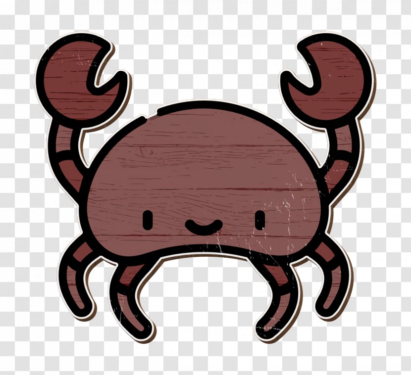 Tropical Icon Crab - Sticker - Cap Transparent PNG
