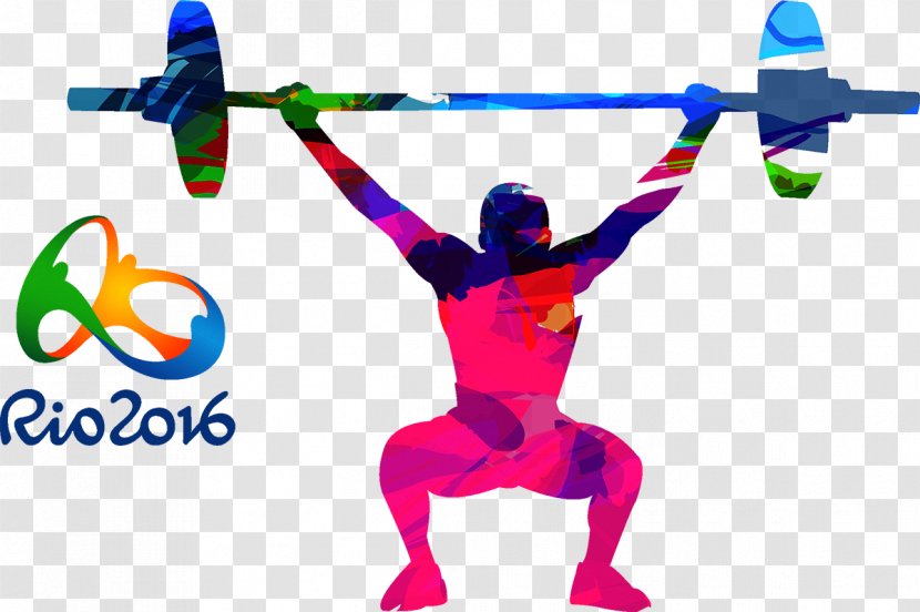 2016 Summer Olympics Rio De Janeiro 2012 Olympic Sports Symbols - Weightlifting Transparent PNG