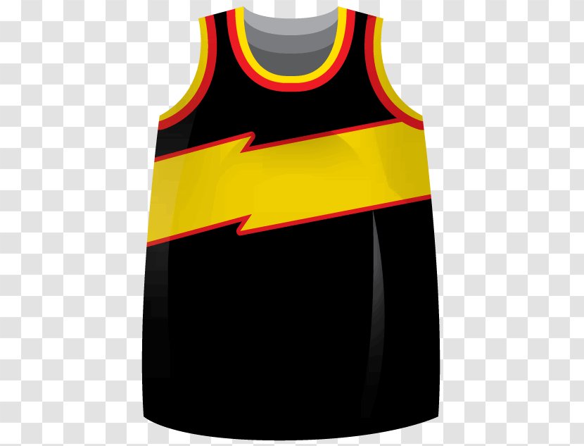 Jersey T-shirt Basketball Uniform Sleeveless Shirt - Black Transparent PNG