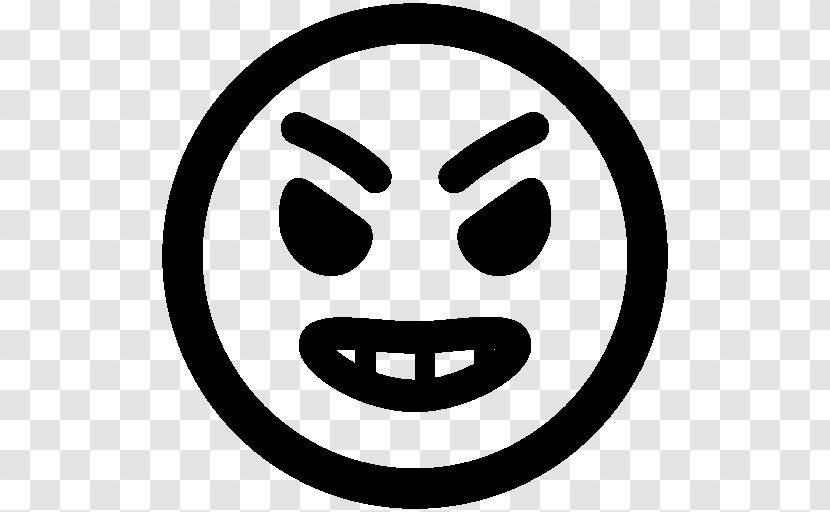 Emoticon Smiley - Monochrome Photography Transparent PNG