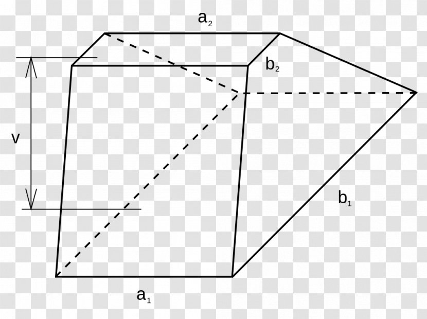 Prismatoid Triangle Base Trapezoid Polygon - Area Transparent PNG