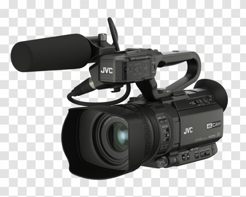 Camcorder 4K Resolution JVC GY-HM200 Video Cameras Ultra-high-definition Television - Optics - Camera Transparent PNG