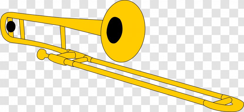 Types Of Trombone Trumpet Mellophone Clip Art - Wind Instrument Transparent PNG
