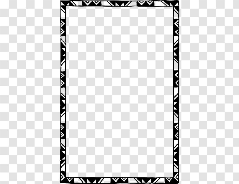 Clip Art - Black - Border Frame Clipart Transparent PNG