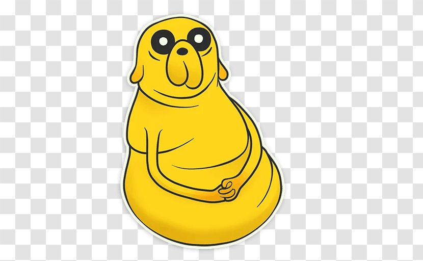 Jake The Dog Sticker Lumpy Space Princess Telegram Adventure Film - Up Transparent PNG