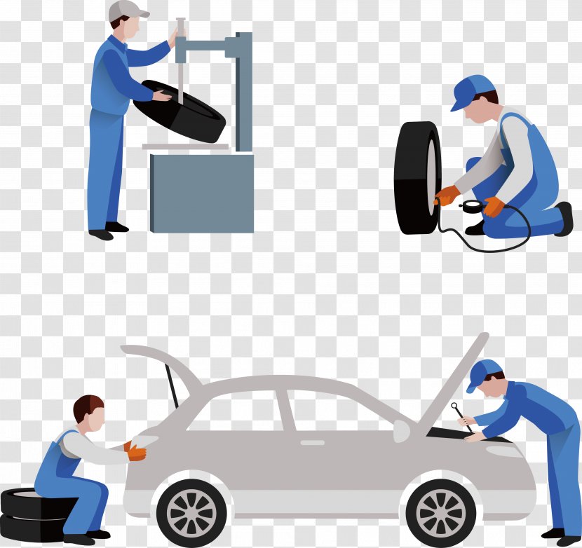 Car Repair Tire - Automotive Design - Organization Transparent PNG