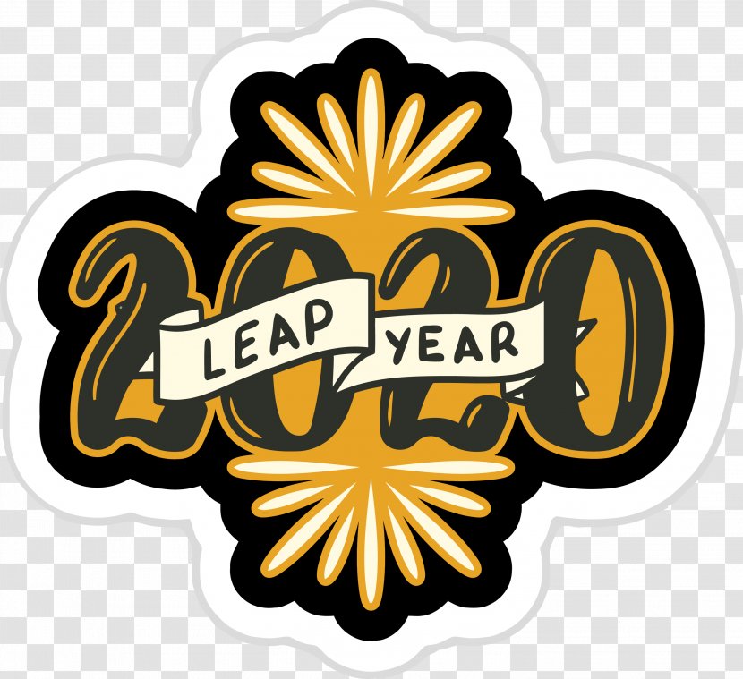 2020 Leap Year - Symbol - Label Transparent PNG