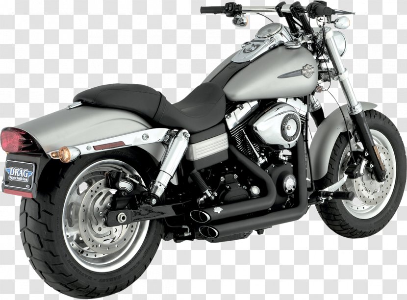 Exhaust System Harley-Davidson Super Glide Motorcycle Sportster - Automotive Exterior - Harley-davidson Transparent PNG