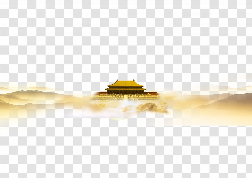 Yellow Wallpaper - City Gate Tower Transparent PNG