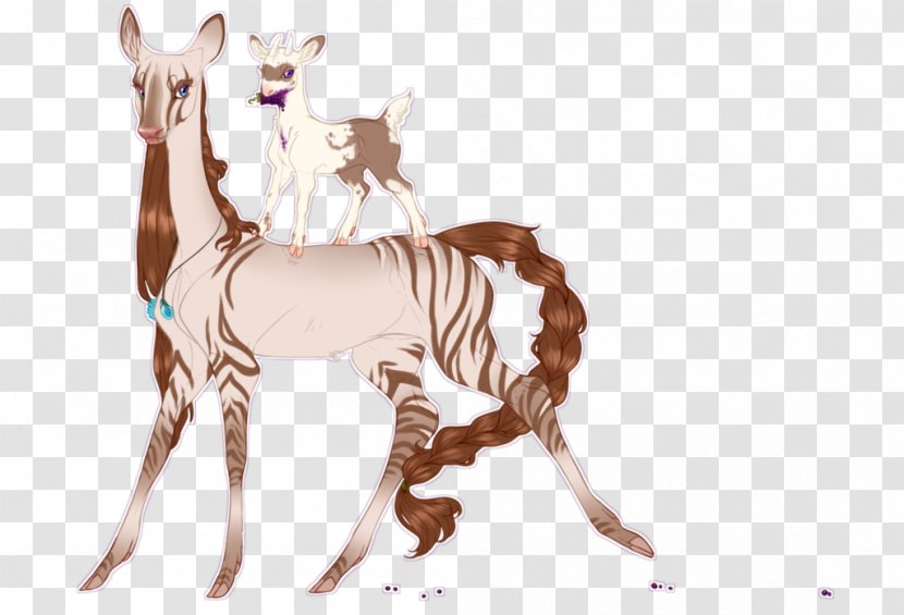 Giraffe Horse Deer Carnivores Fauna Transparent PNG