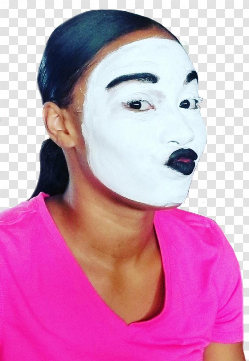 Mime Artist Dance Mask Facial Expression - Costume Transparent PNG