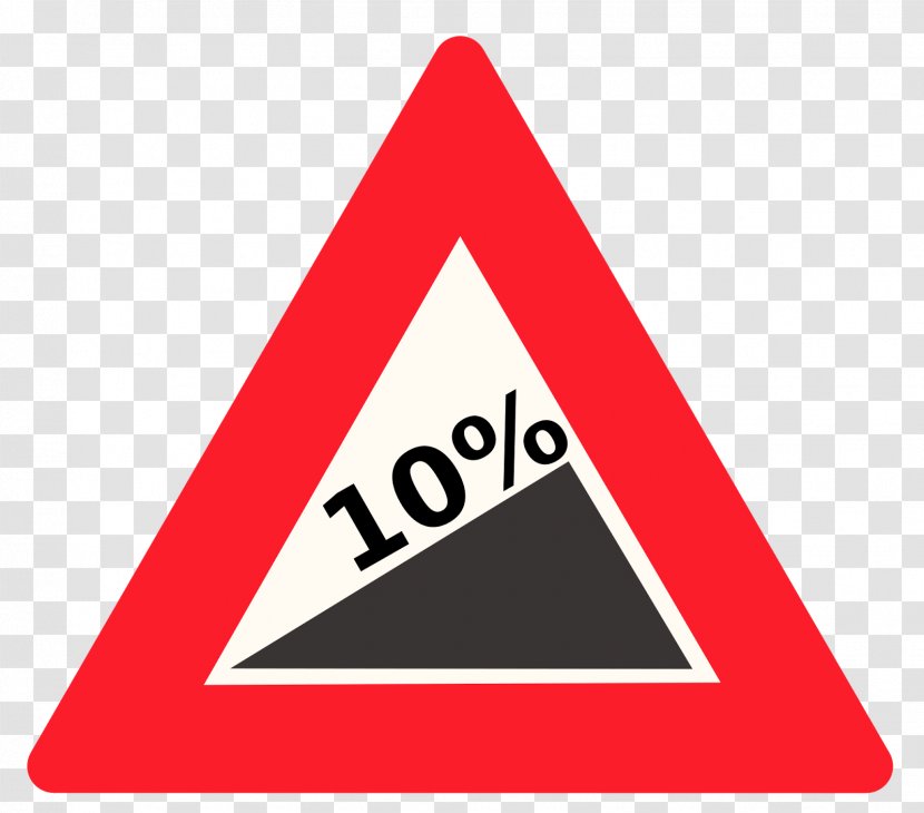 Percentage Slope Grade Percent Sign Relative Change - Uphill Transparent PNG