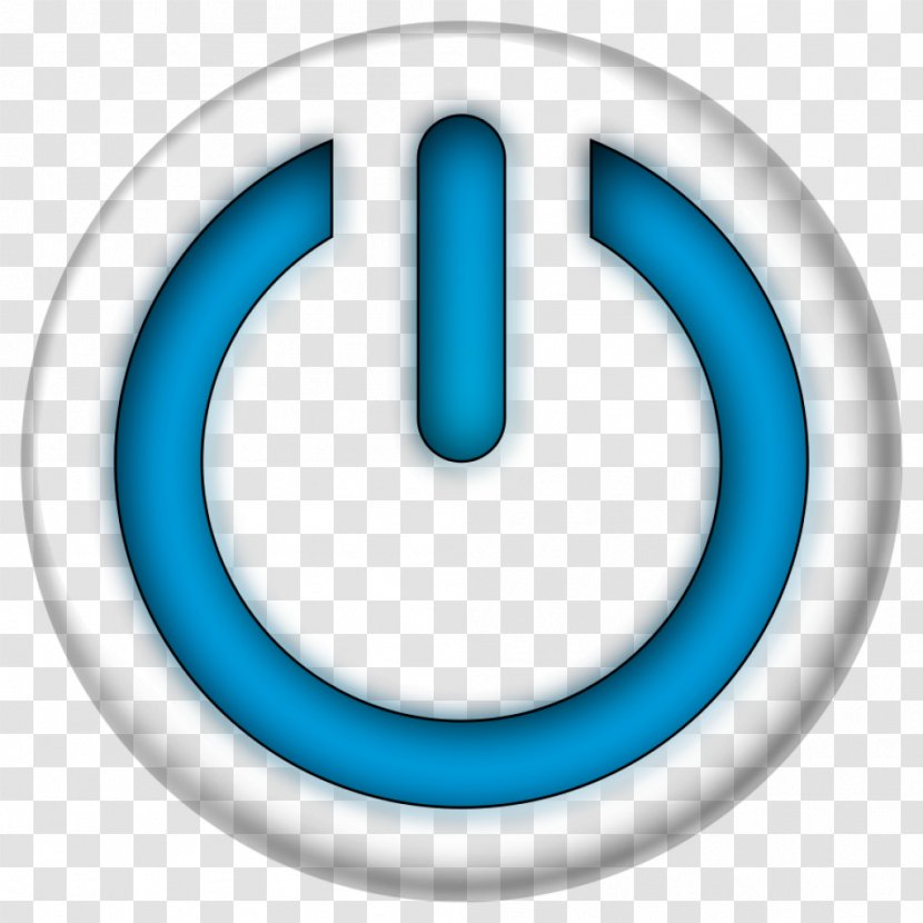 Power Symbol Clip Art - Button - Buttons Transparent PNG