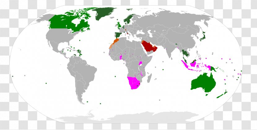 World Constitutional Monarchy Absolute - Government - Map Transparent PNG