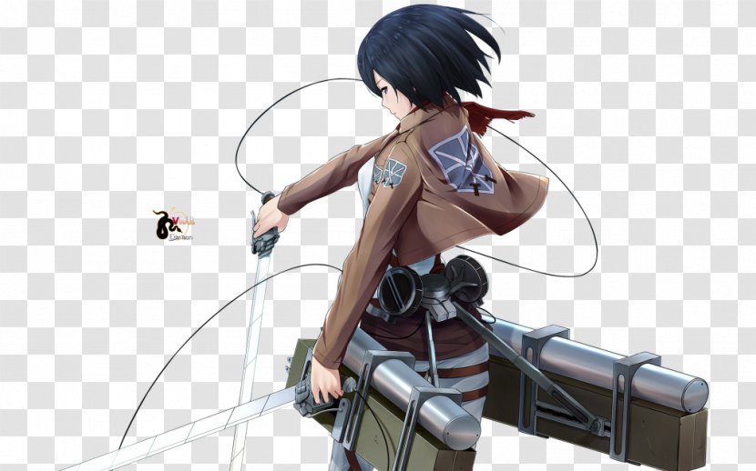 Mikasa Ackerman Eren Yeager Armin Arlert Attack On Titan Hange Zoe - Flower - Silhouette Transparent PNG