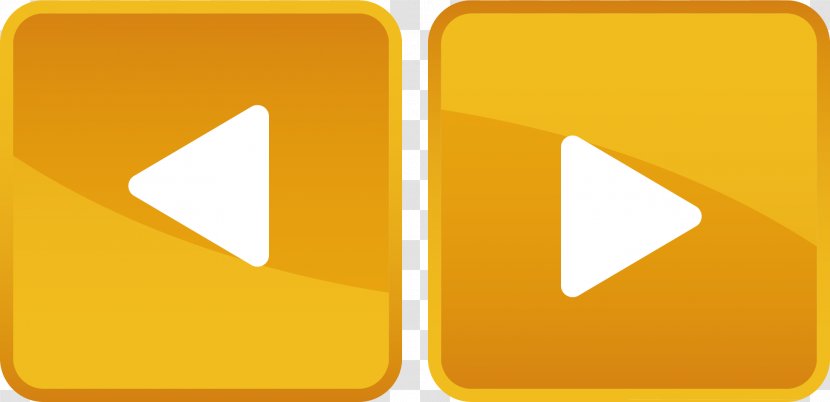 Brand Logo Yellow - Rectangle - Golden Box Toggle Button Transparent PNG