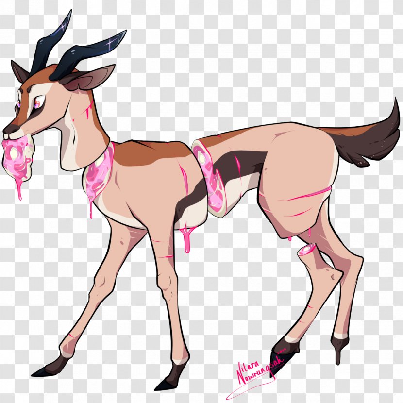 Antelope Reindeer Horse Art - Deer Transparent PNG
