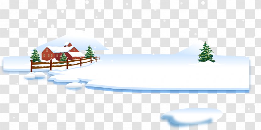 Illustration - Landscape - Green Snow Field Transparent PNG