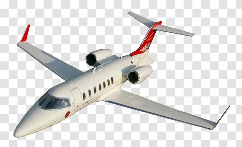 Business Jet Aircraft Learjet 40 70/75 Flight - Airliner Transparent PNG