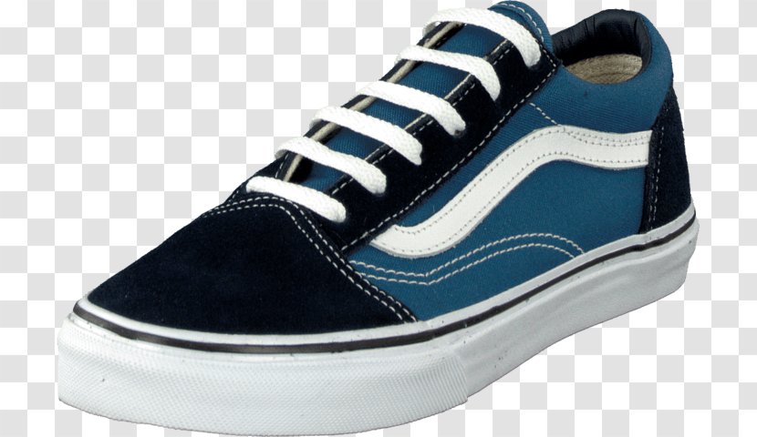 Sneakers Skate Shoe Vans White - Turquoise - Oldskool Transparent PNG